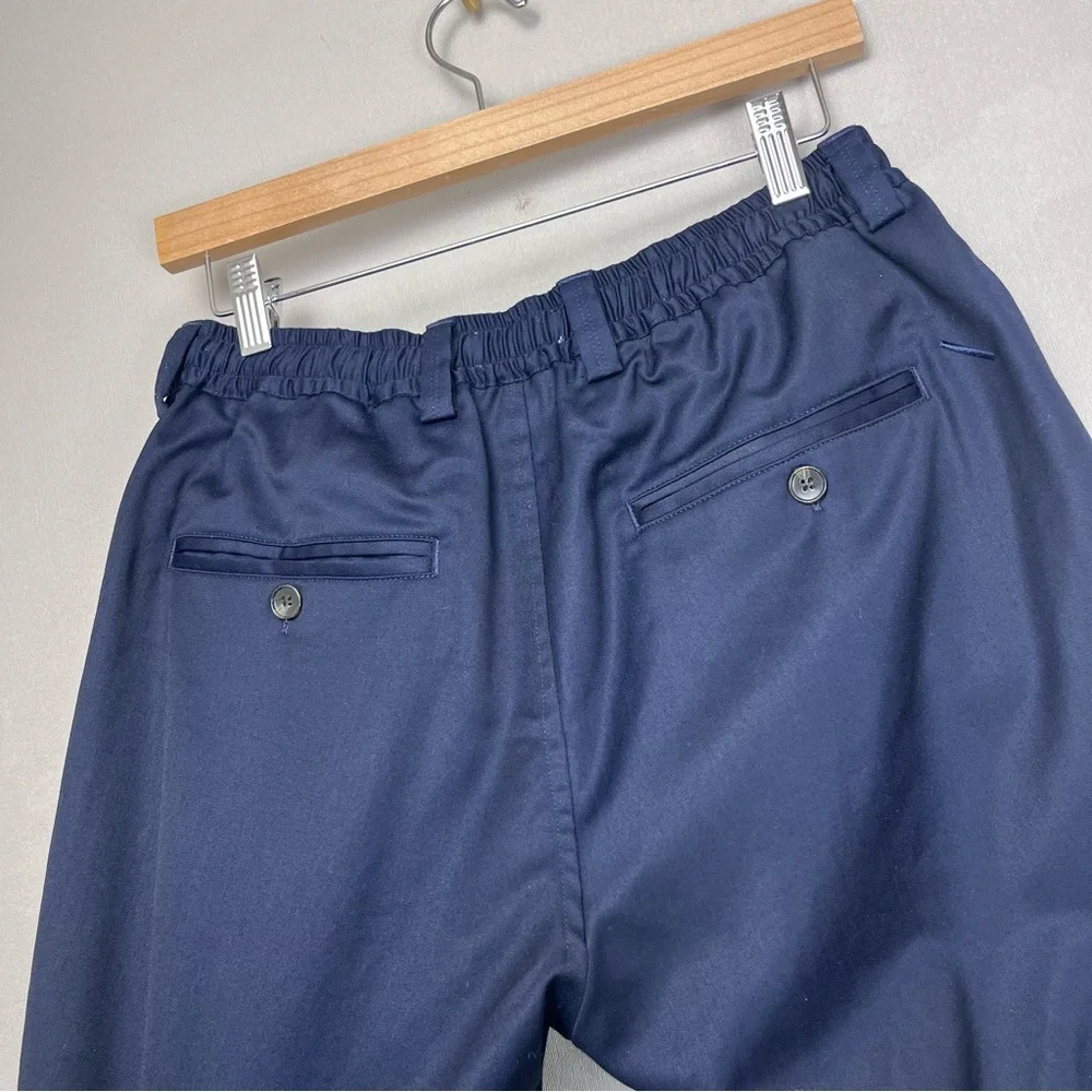 Saturdays NYC Blue Drawstring Shorts Wool Blend‎ Size XS 8”